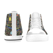 Load image into Gallery viewer, Point of perception Men’s Classic High Top Canvas Shoes (Model 017)