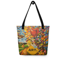 Load image into Gallery viewer, "Shifting Planes" Art Tote Bag by Heatwole — Where Color, Consciousness & Quantum Worlds Collide