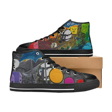 Load image into Gallery viewer, Ish presenting Fish Women's Classic High Top Canvas Shoes (Model 017)
