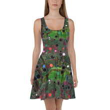 Load image into Gallery viewer, Buy Online High Quality and Unique Skater Dress Particles by David Heatwole - This.Artists.Dream