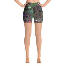 Load image into Gallery viewer, Buy Online High Quality and Unique Yoga Shorts - Particles - This.Artists.Dream