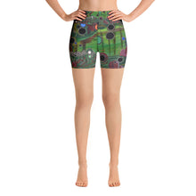 Load image into Gallery viewer, Buy Online High Quality and Unique Yoga Shorts - Particles - This.Artists.Dream