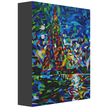 Load image into Gallery viewer, Buy Online High Quality and Unique Abstract Sail Boat art, giclee reproduction print, water, lake, abstract ocean art, artist David Heatwole - This.Artists.Dream