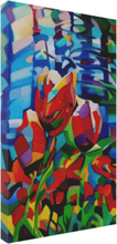 Load image into Gallery viewer, Blooms among the planes Giclee prints on canvas