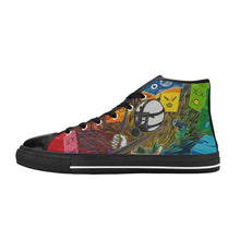 Load image into Gallery viewer, Ish presenting Fish Women's Classic High Top Canvas Shoes (Model 017)