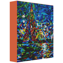 Load image into Gallery viewer, Buy Online High Quality and Unique Abstract Sail Boat art, giclee reproduction print, water, lake, abstract ocean art, artist David Heatwole - This.Artists.Dream