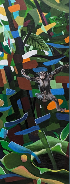 New work of art created for Save The Chimps sanctuary