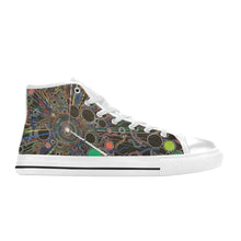 Load image into Gallery viewer, Point of perception Men’s Classic High Top Canvas Shoes (Model 017)

