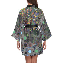 Load image into Gallery viewer, Forest of  Perceptions Long Sleeve short Kimono
