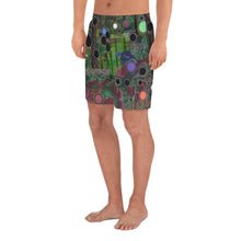 Load image into Gallery viewer, Buy Online High Quality and Unique Men&#39;s Athletic Long Shorts - Particles - This.Artists.Dream
