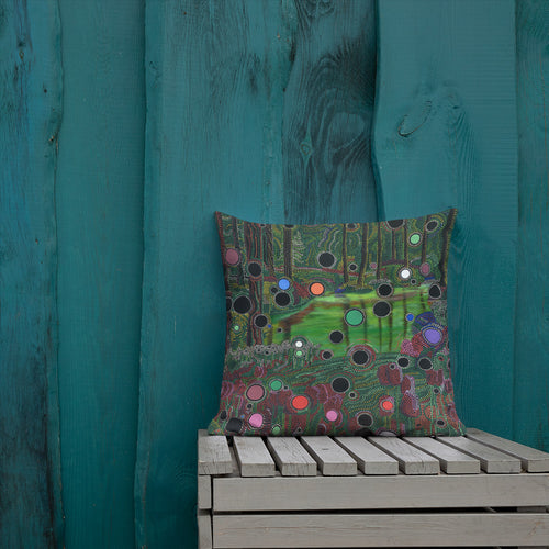 Buy Online High Quality and Unique David Heatwole Particles Premium Pillow - This.Artists.Dream