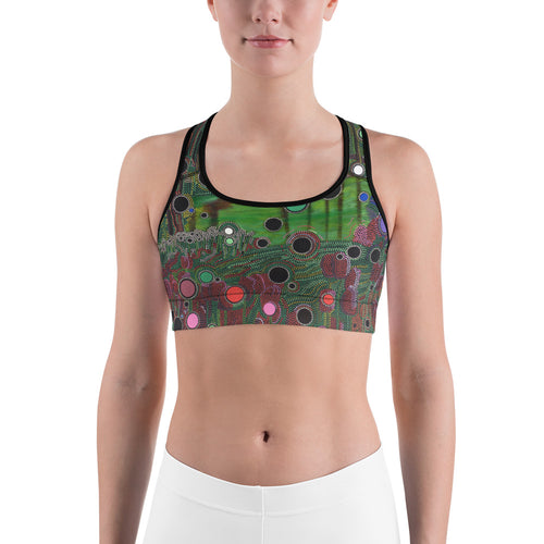 Buy Online High Quality and Unique David Heatwole Particles Sports bra - This.Artists.Dream