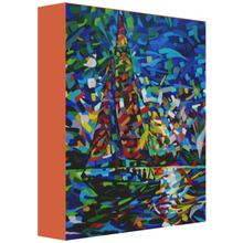 Load image into Gallery viewer, Buy Online High Quality and Unique Abstract Sail Boat art, giclee reproduction print, water, lake, abstract ocean art, artist David Heatwole - This.Artists.Dream
