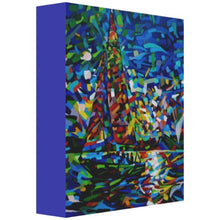 Load image into Gallery viewer, Buy Online High Quality and Unique Abstract Sail Boat art, giclee reproduction print, water, lake, abstract ocean art, artist David Heatwole - This.Artists.Dream
